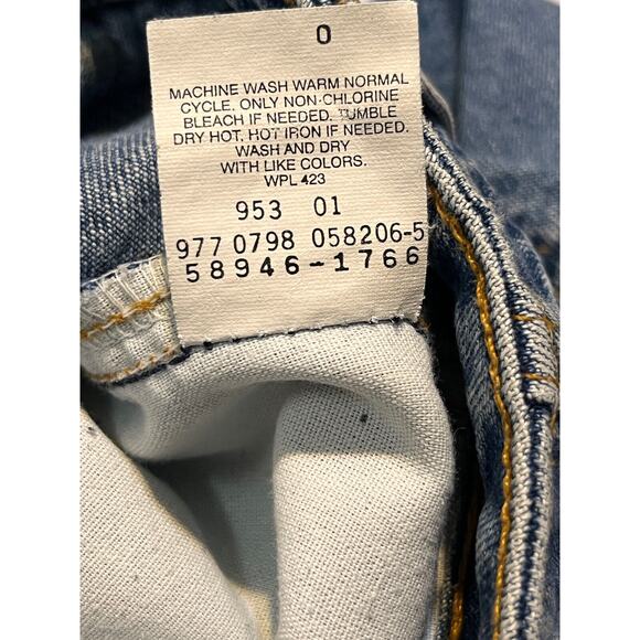 Vintage Levi's Jeans Women's 16 R Baggy Ankle Carpenter Denim Light Wash Skater - Picture 8 of 11